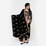 Welvet Shawl SQ Emb